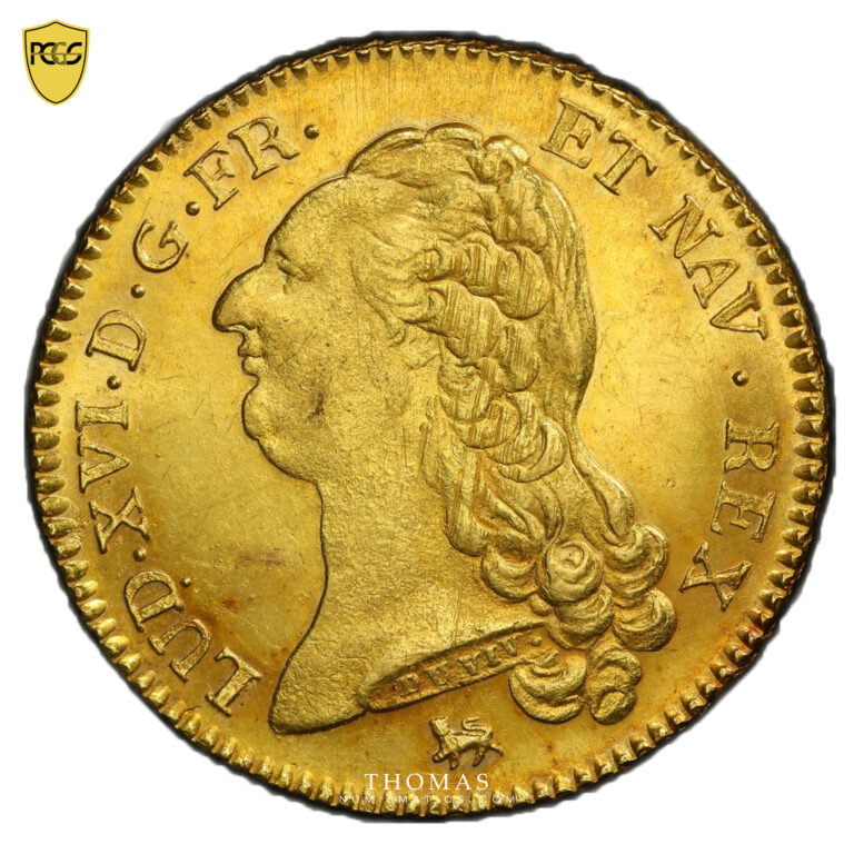 double louis xvi or 1792 PCGS MS 62 avers