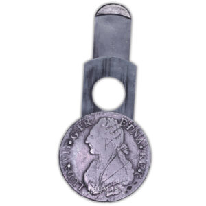 France - Collection Eloi Pernet - Coupe-cigare - Louis XVI - Ecu 1785 Q Perpignan-1
