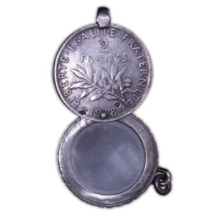 France - Collection Eloi Pernet - Loupe 2 francs semeuse 1918-1