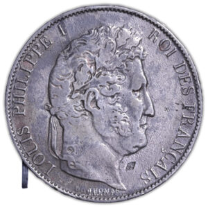 Eloi Pernet Collection - 1-Meter Tape Measure - Louis-Philippe I - 5 Francs 1833 A Paris -3