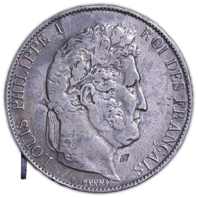 Eloi Pernet Collection - 1-Meter Tape Measure - Louis-Philippe I - 5 Francs 1833 A Paris -3