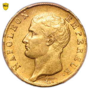 Monnaie France - Napoléon Ier - 40 francs or - AN 14 A - Paris - PCGS AU 58 avers