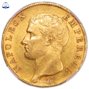 Napoleon Ier - 40 francs an 13 A avers NGC AU 58 avers