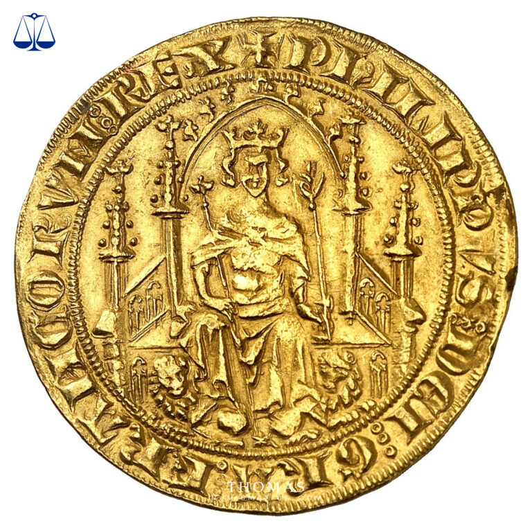 France - Philippe VI - Gold - Parisis d'or - NGC MS 61 obverse