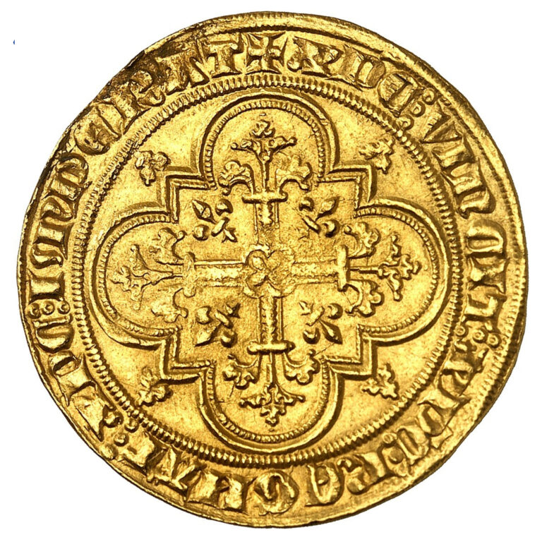 France - Philippe VI - Gold - Parisis d'or - NGC MS 61 reverse