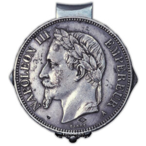 Eloi Pernet - Nail Clipper - 2 Tools - Napoleon III - 5 Francs 1870 A Paris-3