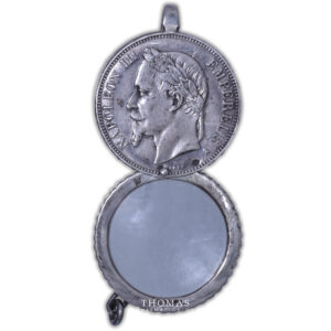 France - Collection Eloi Pernet - Loupe Napoléon III - 5 francs 1870 A Paris-3