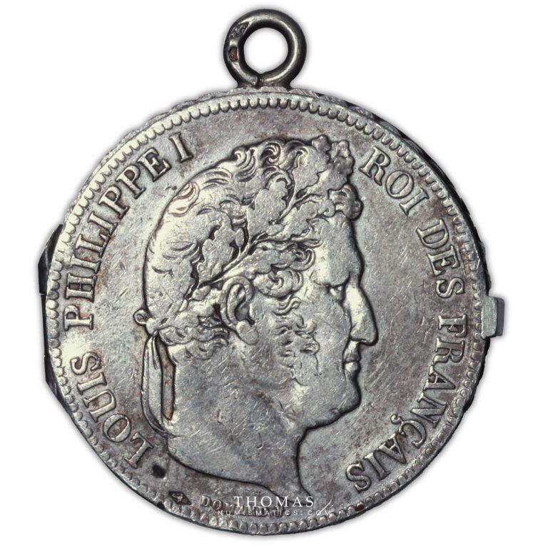France - Collection Eloi Pernet - Porte photo - Louis Philippe Ier - 5 francs 1839 A Paris-1
