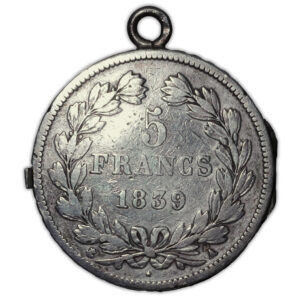 France - Collection Eloi Pernet - Porte photo - Louis Philippe Ier - 5 francs 1839 A Paris-2
