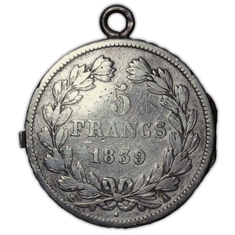 France - Collection Eloi Pernet - Porte photo - Louis Philippe Ier - 5 francs 1839 A Paris-2