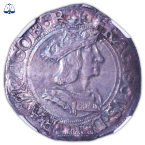 Monnaie France - François Ier - Teston - NGC AU 53 avers