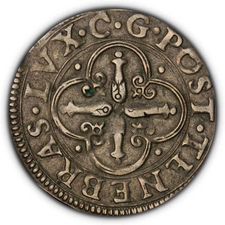 SUISSE-REPUBLIQUE-DE-GENEVE-3-SOL-1589-pcgs-xf-40-revers