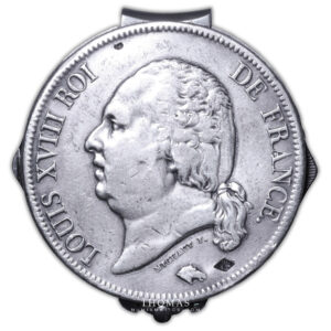 France - Collection Eloi Pernet - Coupe-ongle et 2 outils -Louis XVIII - 5 francs 1816 A Paris-3
