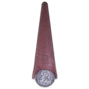 France - Collection Eloi Pernet - Coupe-papier pochette cuir - Napoleon III - 5 francs 1867 A Paris