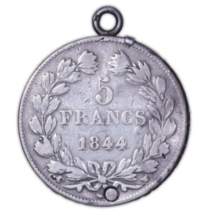France - Porte photo Famille - Louis Philippe Ier - 5 francs 1844 W Lille-1