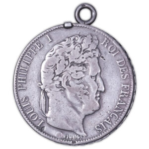France - Porte photo Famille - Louis Philippe Ier - 5 francs 1844 W Lille-2