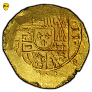Monnaie Mexico - Philippe V - 2 Escudos or - PCGS MS 64 avers