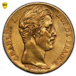 20 francs or revers charles x 1830 A - PCGS AU 58 avers