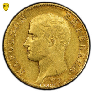 40 francs or 1806 U turin - PCGS AU 53 avers