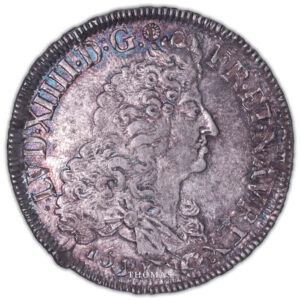 Louis XIV - Ecu aux 8L - 1691 rennes avers