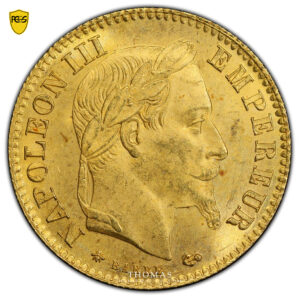 10 francs or 1868 A Paris - PCGS MS 64 avers
