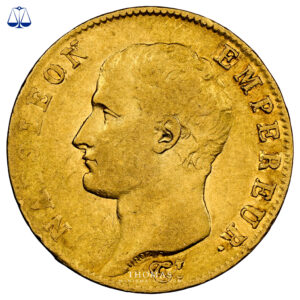 20 francs or AN 13Q NGC XF 40 avers