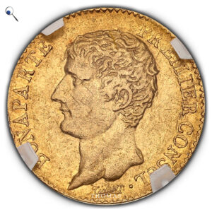 FRANCE-BONAPARTE-PREMIER-CONSUL-20-FRANCS-AN-XI-A-geni-au-55-avers