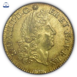 France - Louis XIV - Gold - Louis d'or à l'écu - 1691 E Tours - Hoard-Treasure of Plozevet obverse