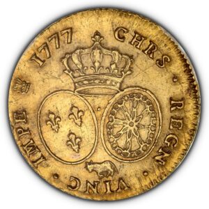 France - Louis XVI - Gold - Double louis d'or au buste habillé - 1777 Pau-Bearn - PCGS AU 58 reverse