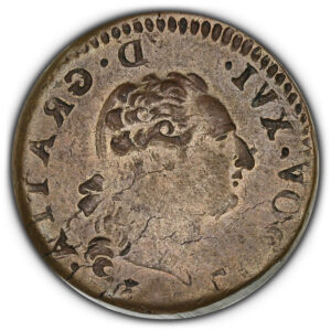 FRANCE-LOUIS-XVI-liard sur DEMI-SOL-T-revers
