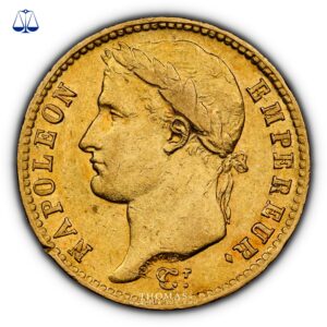 FRANCE-NAPOLEON-EMPEREUR-20-FRANCS-1809L-ngc-au-53-avers