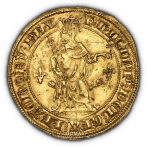 FRANCE-PHILIPPE-IV-LE-BEL-FLORIN-D-OR-A-LA-REINE-1305-avers-4-75g-27-1mm