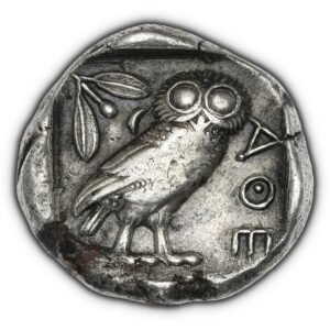 GRECE-ANTIQUE-ATHENES-TETRADRACHME-revers-16-88g-24-30mm
