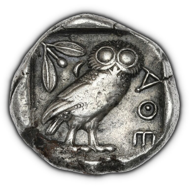 GRECE-ANTIQUE-ATHENES-TETRADRACHME-revers-16-88g-24-30mm