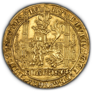 BELGIQUE-LOUIS-II-DE-MALE-LION-D-OR-avers-5-28g-32-85mm
