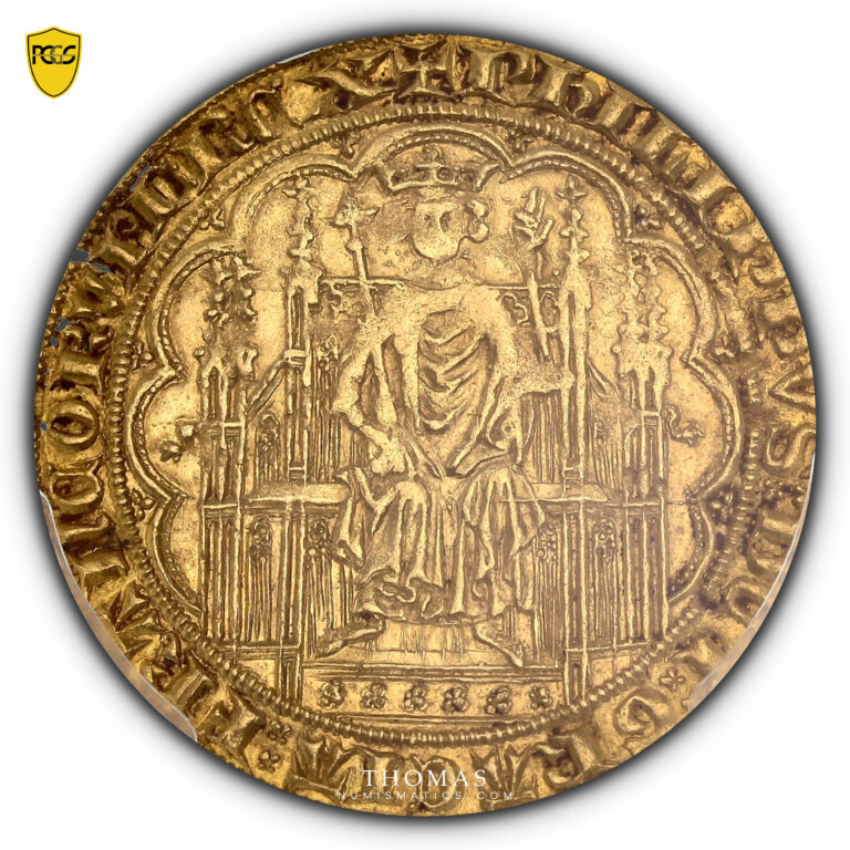 France - Philippe VI - Gold - Chaise d'or - PCGS MS 62 obverse
