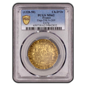 France - Philippe VI - Gold - Chaise d'or - PCGS MS 62 slab