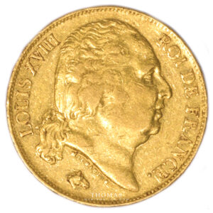 Gold - 20 francs or - 1816 Q Perpignan - 8172 examples obverse